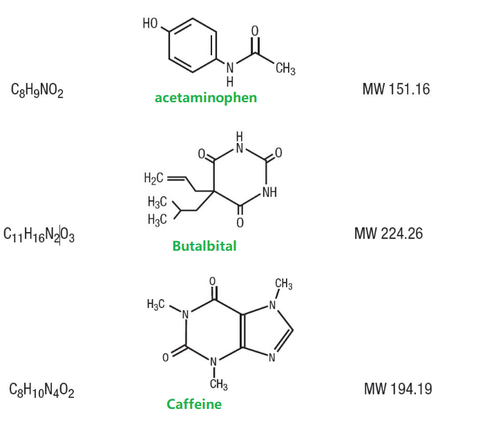 Fioricet Chemical Structure